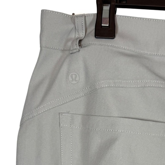 NWT LULULEMON City Sleek 5 Pocket Wide Leg Pant Full Length Silver Drop, Size 32 - Picture 11 of 13